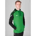 JAKO Hoodie Performance (Polyester Fleece) green/black Men