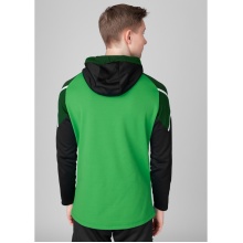 JAKO Hoodie Performance (Polyester Fleece) green/black Men