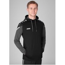 JAKO Hoodie Performance (Polyester-Fleece) black/anthracite grey Men