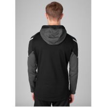 JAKO Hoodie Performance (Polyester-Fleece) black/anthracite grey Men