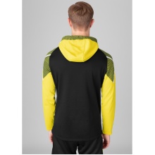 JAKO Hoodie Performance (Polyester-Fleece) black/yellow Men