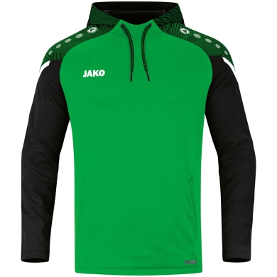 JAKO Hoodie Performance (Polyester-Fleece) green/black Women