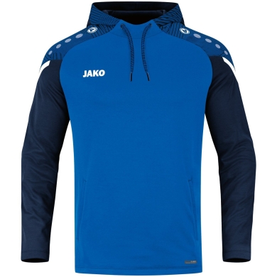 JAKO Hoodie Performance (Polyester Fleece) royal blue/navy blue Women