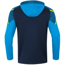 JAKO Hoodie Performance (Polyester-Fleece) navy blue/light blue Women