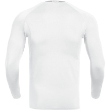 JAKO Long Sleeve Compression 2.0 (Polyester-Stretch-Tech) White Men's Underwear