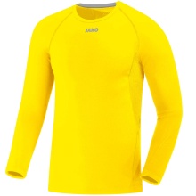 JAKO Long Sleeve Compression 2.0 (Polyester-Stretch-Tech) yellow Underwear Men