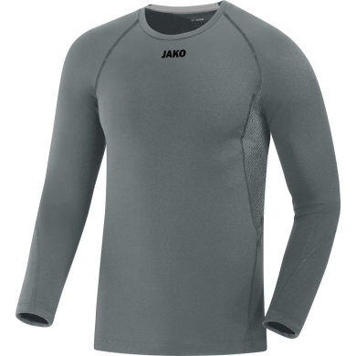 JAKO Long Sleeve Compression 2.0 (Polyester-Stretch-Tech) dark grey Underwear Men