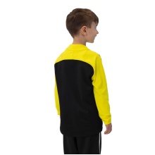 JAKO Long Sleeve Zip Top Iconic (comfortable to wear) black/yellow Kids