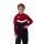 JAKO Long Sleeve Shirt Ziptop Iconic (comfortable to wear) navy/red Kids