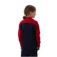 JAKO Long Sleeve Shirt Ziptop Iconic (comfortable to wear) navy/red Kids