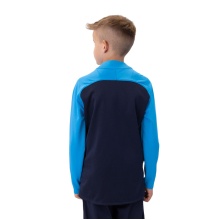 JAKO Long Sleeve Shirt Ziptop Iconic (comfortable to wear) navy blue/light blue/yellow Kinder