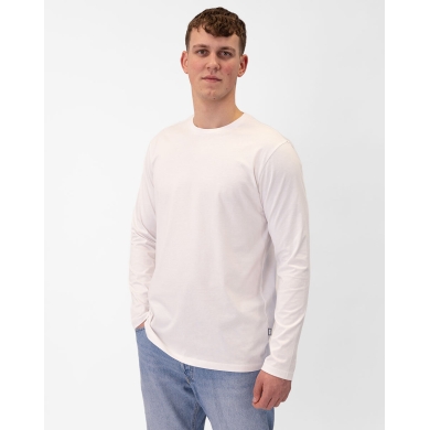 JAKO Long Sleeve Shirt Organic (Leisure, Organic Cotton) white Men's