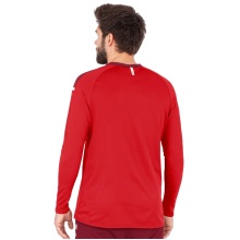 JAKO Sport Long Sleeve Sweat Champ 2.0 (100% Polyester) Red Men