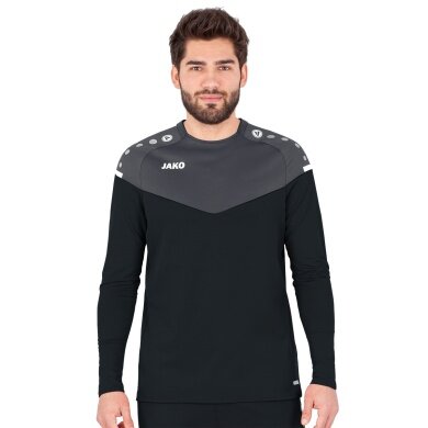 JAKO Sport Long Sleeve Sweat Champ 2.0 (100% Polyester) Black Men