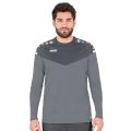 JAKO Sport Long Sleeve Sweat Champ 2.0 (100% Polyester) Grey Men