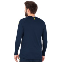 JAKO Sport Long Sleeve Sweat Champ 2.0 (100% Polyester) Navy/ Yellow Men