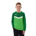 JAKO Sport Long Sleeve Sweatshirt Iconic (Polyester Stretch Fleece) green/dark green Children