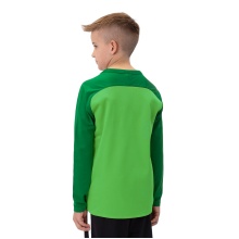 JAKO Sport Long Sleeve Sweatshirt Iconic (Polyester Stretch Fleece) green/dark green Children