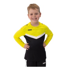 JAKO Sport Long Sleeve Sweatshirt Iconic (Polyester Stretch Fleece) black/yellow Kids