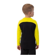 JAKO Sport Long Sleeve Sweatshirt Iconic (Polyester Stretch Fleece) black/yellow Kids