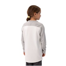 JAKO Sport Long Sleeve Sweatshirt Iconic (Polyester Stretch Fleece) white/grey/charcoal grey Kids