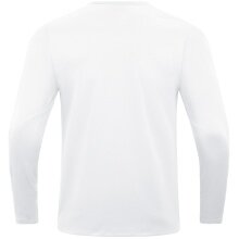 JAKO Sport Long Sleeve Shirt Sweat Power (recycled Polyester, high freedom of movement) white Kids