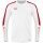 JAKO Sport Long Sleeve Sweat Power (recycled Polyester, high freedom of movement) white/red Kids