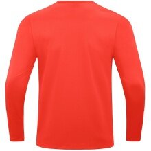 JAKO Sport Long Sleeve Sweat Power (recycled Polyester, high freedom of movement) orange/navy blue Children