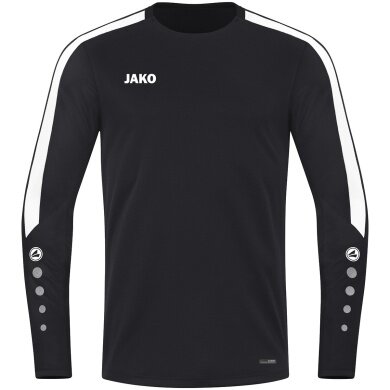 JAKO Sport Long Sleeve Shirt Sweat Power (recycled Polyester, high freedom of movement) black Men