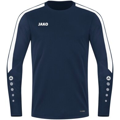 JAKO Sport Long Sleeve Sweat Power (recycled Polyester, high freedom of movement) navy blue Kids