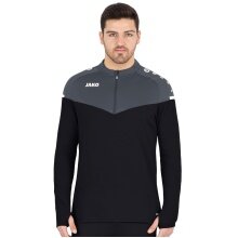 JAKO Sport Long Sleeve Shirt Ziptop Champ 2.0 (100% Polyester) black Men