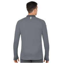 JAKO Sport Long Sleeve Shirt Ziptop Champ 2.0 (100% Polyester) Grey Men