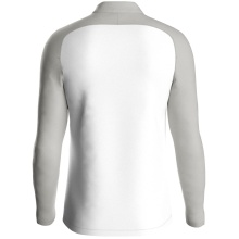 JAKO Long Sleeve Ziptop Iconic (comfortable fit) white/grey/charcoal grey children