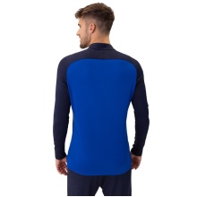 JAKO Long Sleeve Zip Top Iconic (comfortable fit) royal blue/navy blue men's