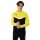 JAKO Long Sleeve Zip Top Iconic (comfortable fit) black/yellow men's