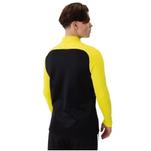 JAKO Long Sleeve Zip Top Iconic (comfortable fit) black/yellow men's