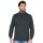 JAKO Long Sleeve Zip Top Organic - Soft Inner Side, Zip Fastener - Anthracite Grey Men