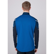 JAKO Long Sleeve Zip Top Performance (Polyester-Stretch-Fleece) royal blue/navy blue Men