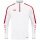 JAKO Long Sleeve Zip Top Power (recycled polyester, highly elastic) white/red Kids