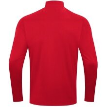 JAKO Long Sleeve Zip Top Power (recycled polyester, highly elastic) red Men