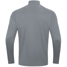 JAKO Long Sleeve Zip Top Power (recycled polyester, highly elastic) dark grey Men