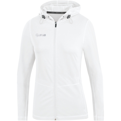 JAKO Running Jacket (Full-Zip Hooded Jacket) Run 2.0 White Women