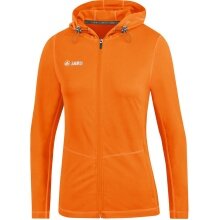 JAKO Running Jacket (Full-Zip Hooded Jacket) Run 2.0 neon orange Women