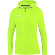 JAKO Running Jacket (Full-Zip Hooded Jacket) Run 2.0 Neon Green Women