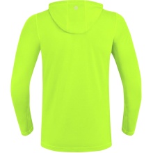 JAKO Running Jacket (Full-Zip Hooded Jacket) Run 2.0 Neon Green Kids