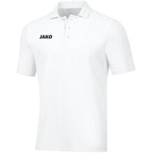 JAKO Polo Base (100% Cotton) white Boys