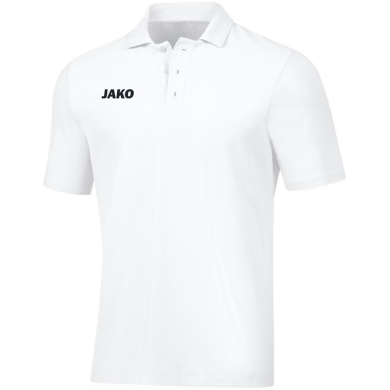 JAKO Polo Base (100% Cotton) white Boys