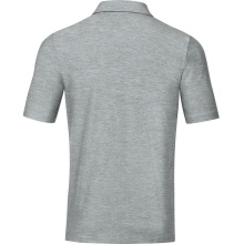 JAKO Polo Base (100% Cotton) light grey Boys