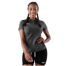 JAKO Polo Base (100% Cotton) anthracite grey Women