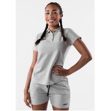 JAKO Polo Base (100% Cotton) light grey Women